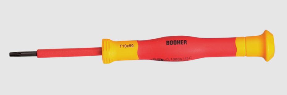 Отвертки диэлектрические для точных работ Torx VDE 1000V BOOHER