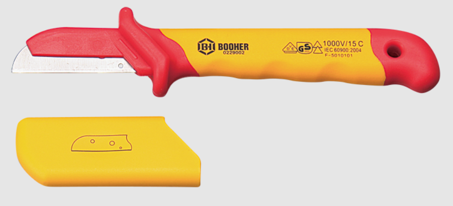 Кабельный нож диэлектрический VDE 1000V BOOHER